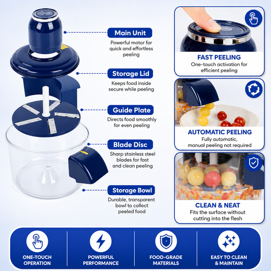 Automatic Electric Garlic & Vegetable Peeler