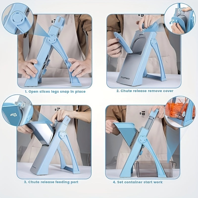 Multifunctional Vegetable Cutter – Safe, Mess-Free & Easy Chopping Tool