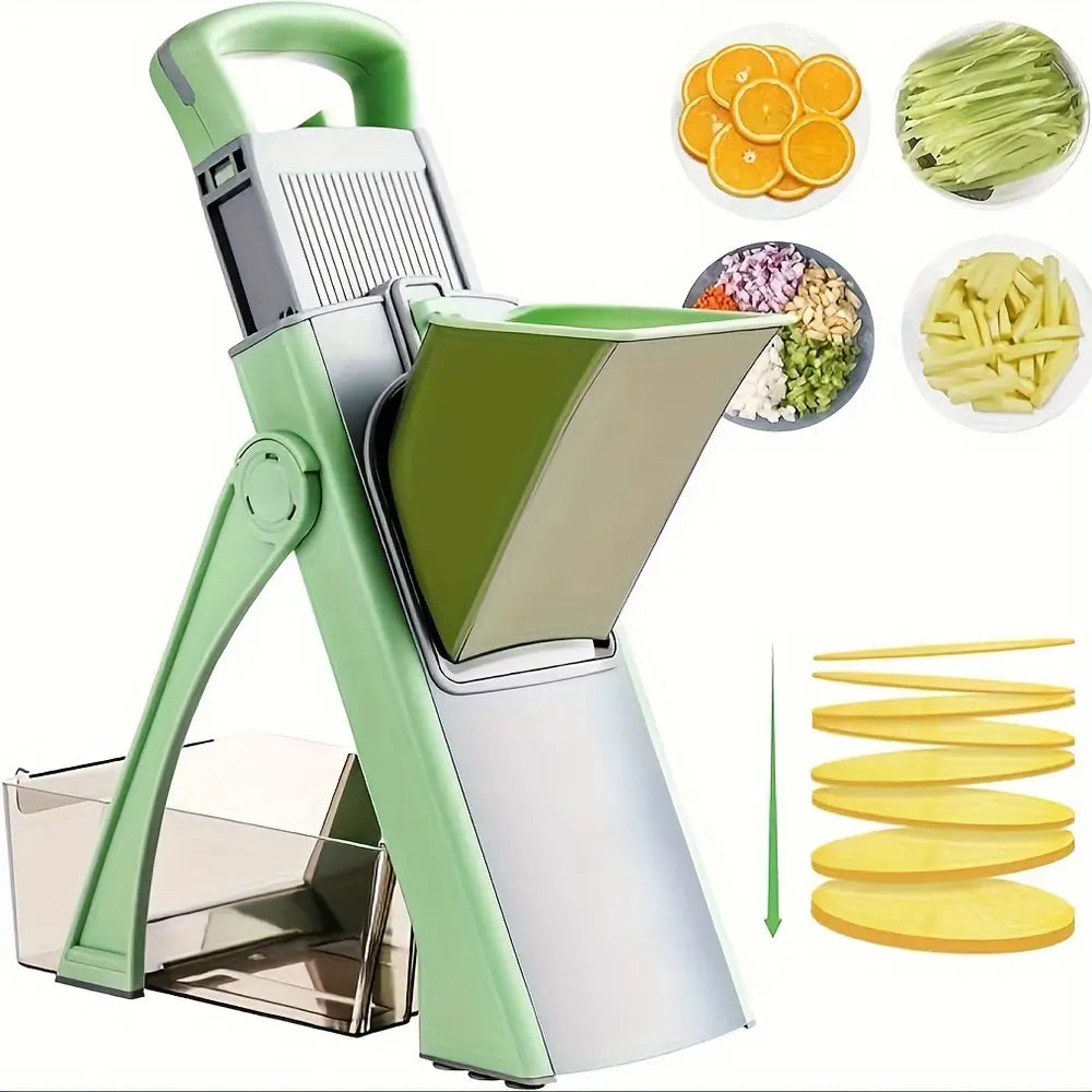 Multifunctional Vegetable Cutter – Safe, Mess-Free & Easy Chopping Tool