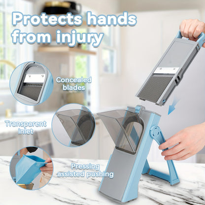 Multifunctional Vegetable Cutter – Safe, Mess-Free & Easy Chopping Tool