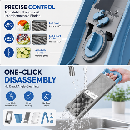 Multifunctional Vegetable Cutter Safe Mess-Free Easy Chopping Tool