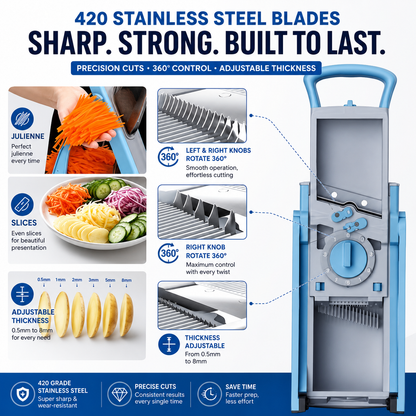 Multifunctional Vegetable Cutter Safe Mess-Free Easy Chopping Tool