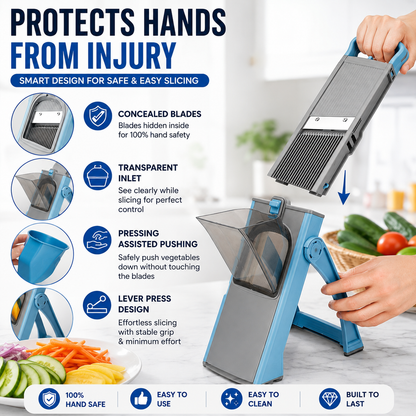Multifunctional Vegetable Cutter Safe Mess-Free Easy Chopping Tool