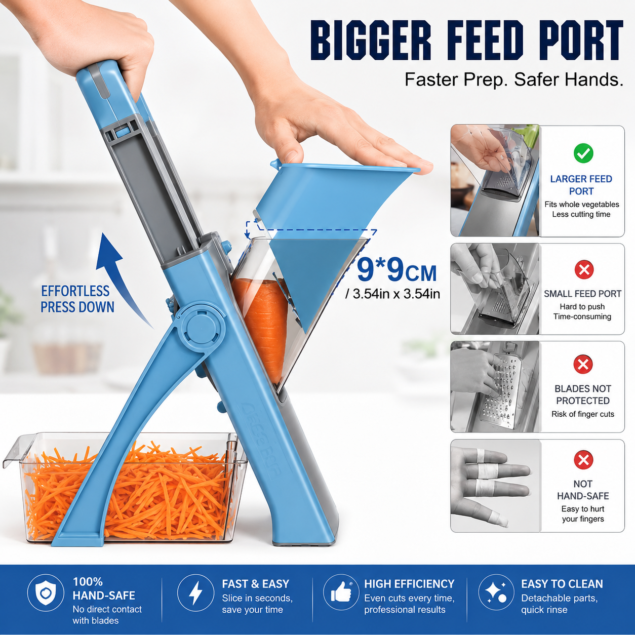 Multifunctional Vegetable Cutter Safe Mess-Free Easy Chopping Tool