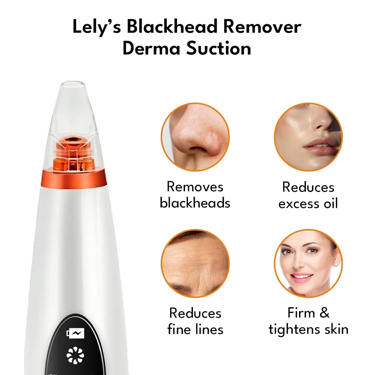 LightCare Pro Electric Blackhead Cleaner (6 Nozzles)