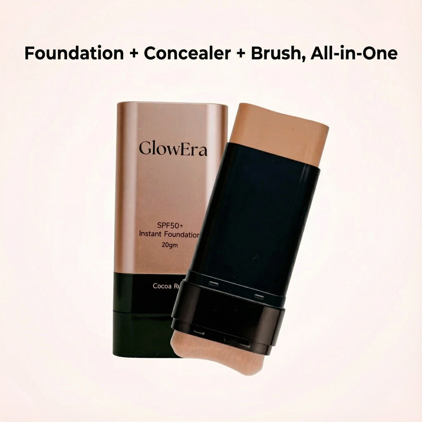 GlowEra 2-in-1 Foundation + Concealer Stick with SPF 50