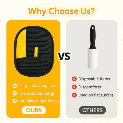 LightCare™ Pet Hair Removal Gloves (Pack of 2)