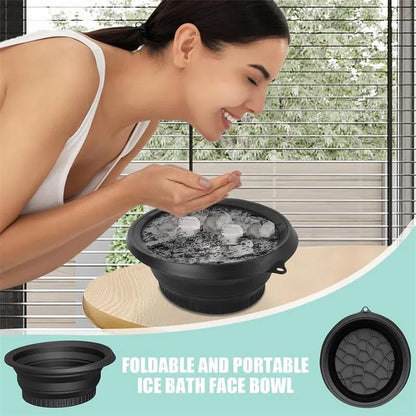 Silicone Ice Bowl for Face (Foldable)  – Quick Skin Refresh & Pore Tightening